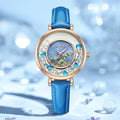 VAN GOGH Geneva Series Petites secondes Bracelet en cuir à la main Montres pour femmes