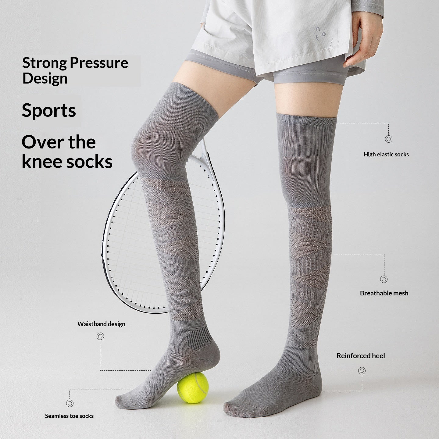 Meilleures ventes de chaussettes à basse pression Athletic Knee-high