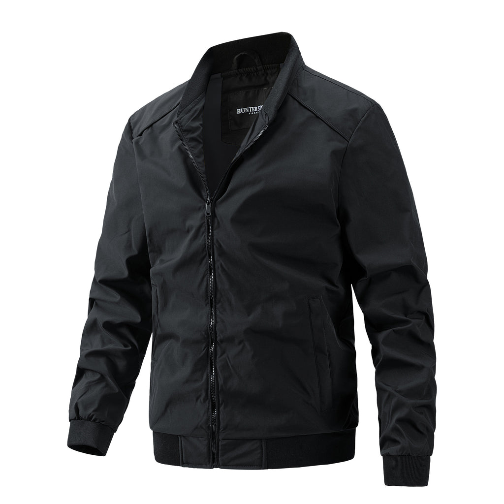 Stand Collar Veste Homme d'affaires Casual mince veste de baseball tendance commerce extérieur hommes