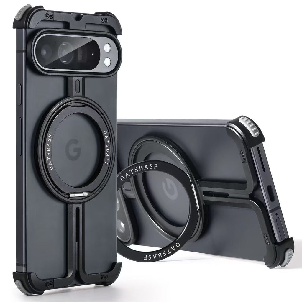 Coque de boîtier de téléphone métallique magnétique Pixel9pro Pold Shell