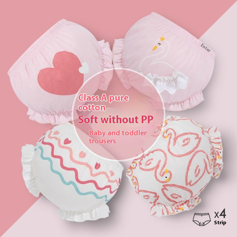 Triangle Short Outer Porter Pantalons Tout-petit et Enfants Triangle Pantalons à pain Bow