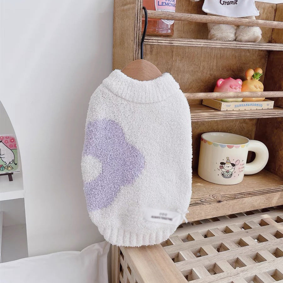 Vêtements pour animaux de compagnie Internet-famous style demi-velvet