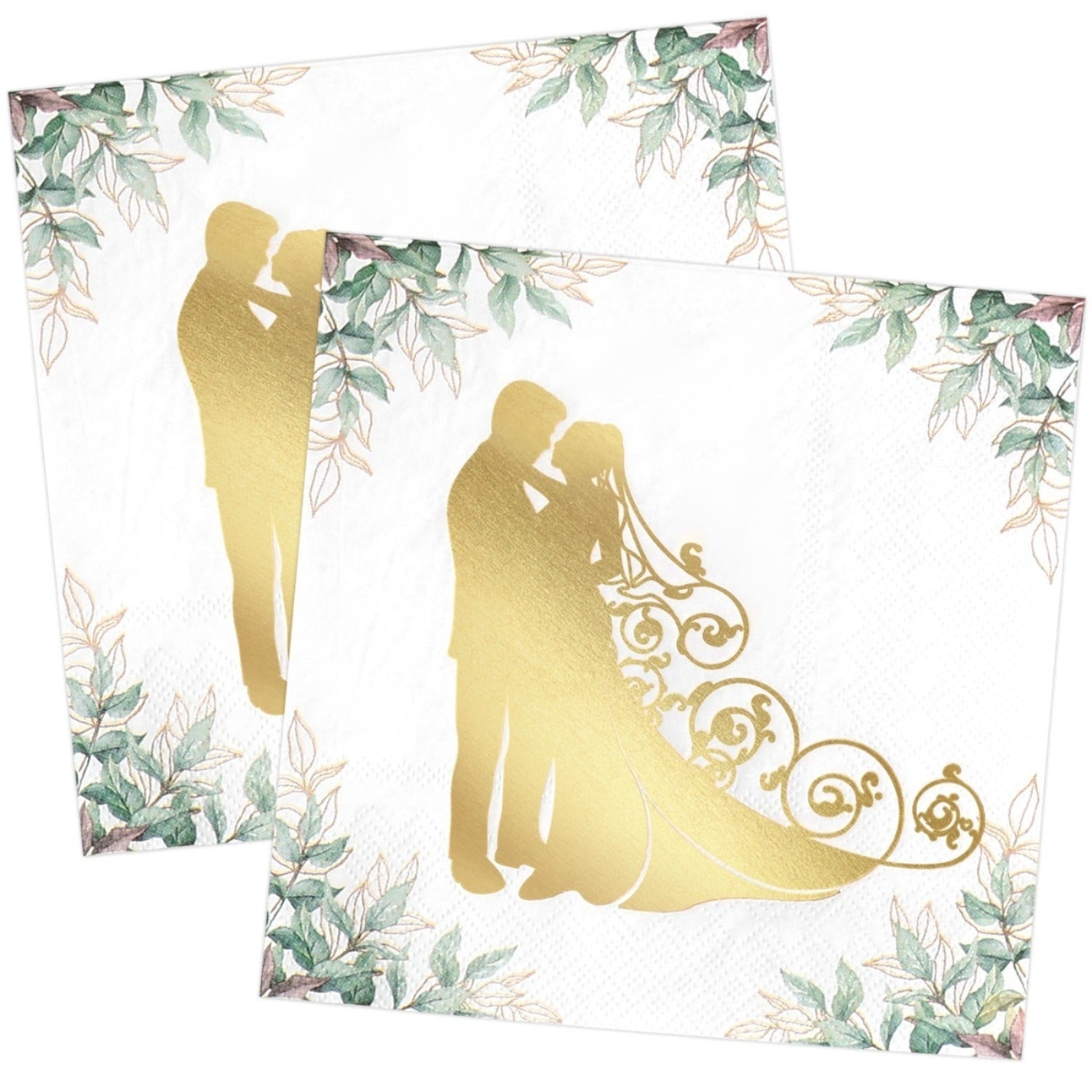 Ensemble de 80 pièces de serviettes de décoration de table de mariage