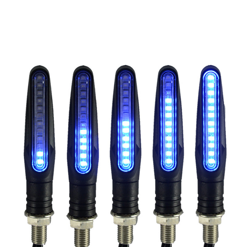 De bande LED Sequential Turn Signals pour les accessoires de moto modifiés 12V lumière de course
