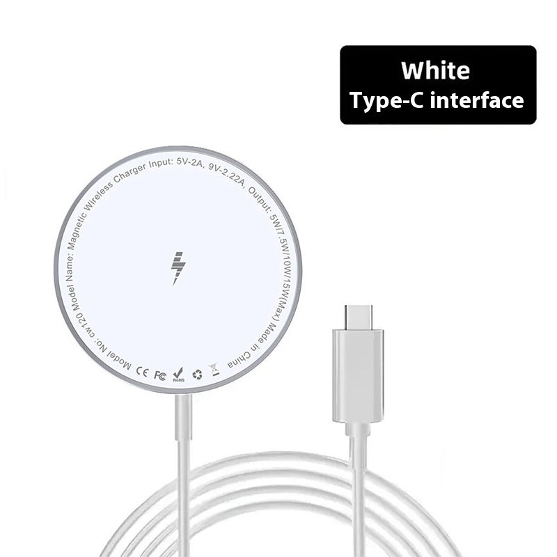 Chargeur magnétique rapide Magsafe sans fil 15W