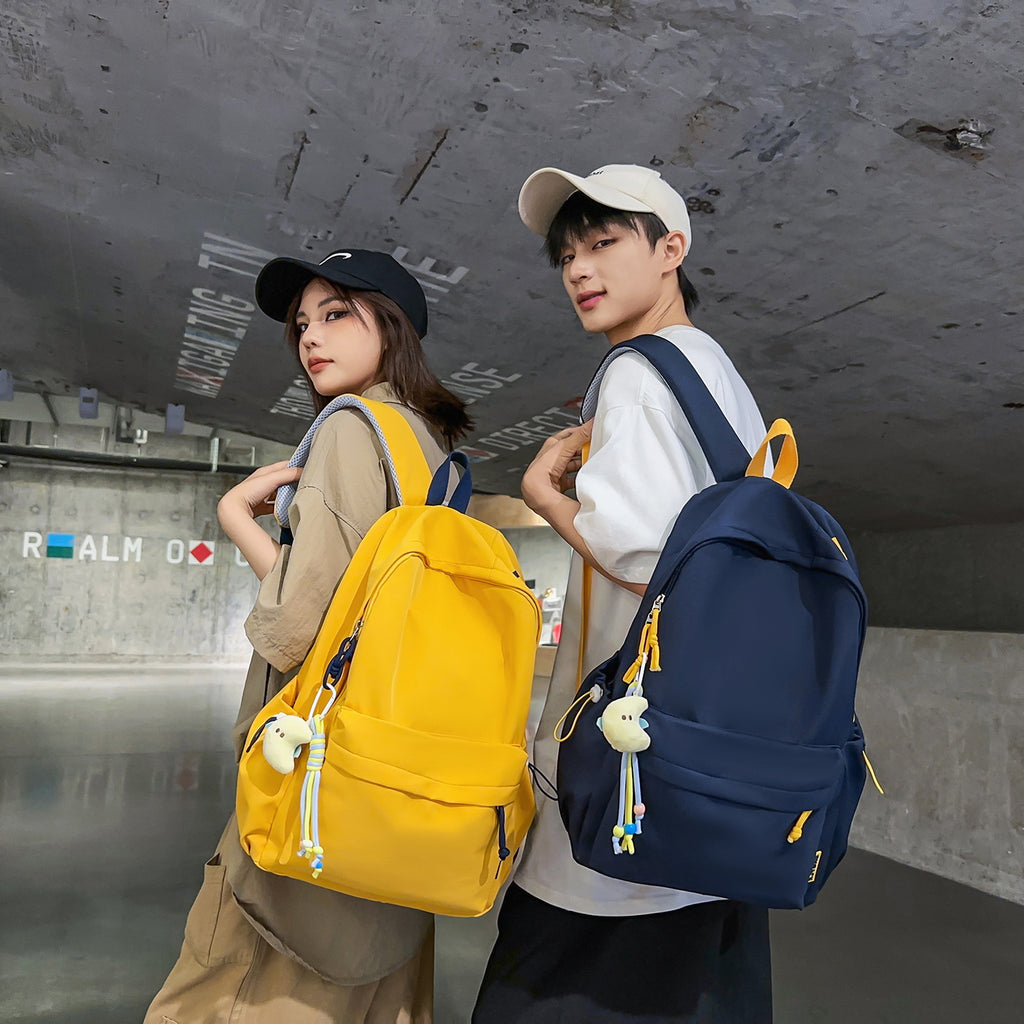Sac à dos polyvalent occasionnel avec impression de lettre