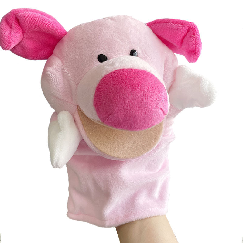 Poupée de marionnette à la main en peluche de tortue