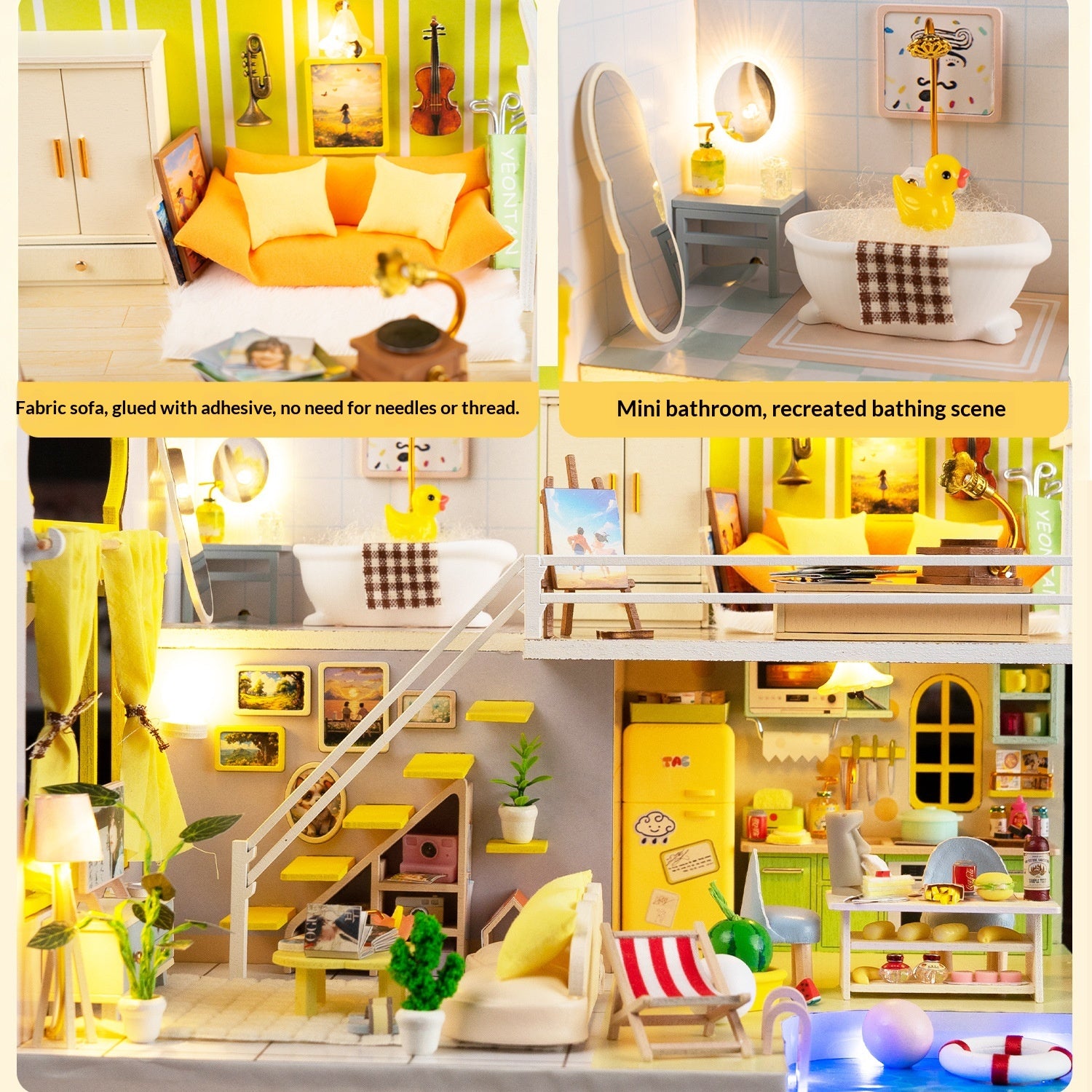 Maison miniature à monter soi-même – scène architecturale