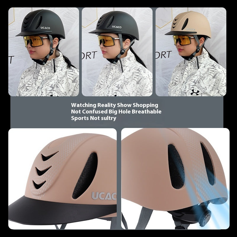 Riding Sports Chapeau respirant Adultes et enfants Protection équestre Casque Équitation S