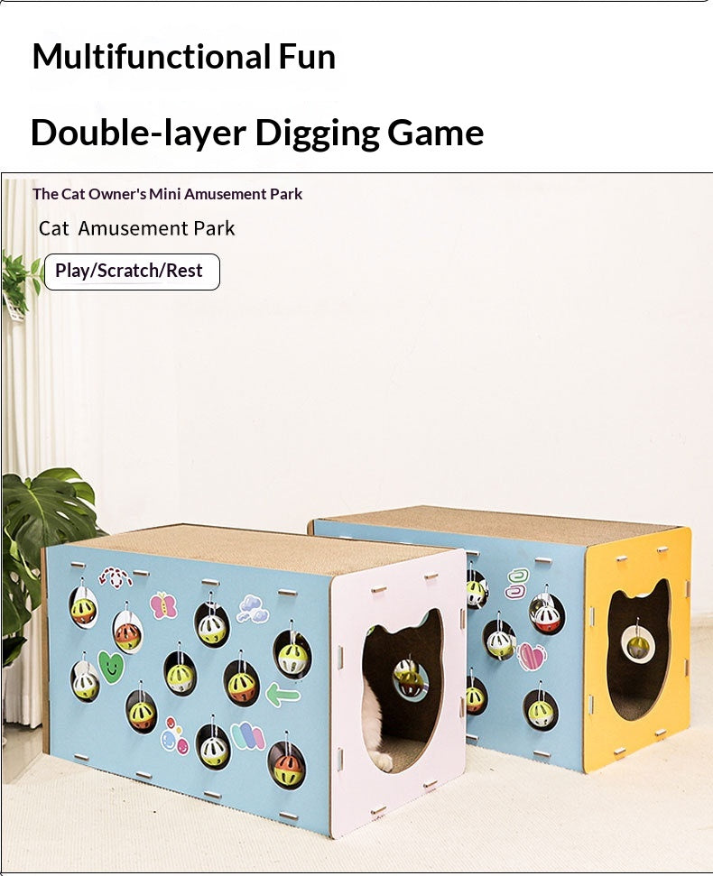 Jouet de digging de chat & Planche de scratcher