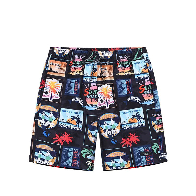 Couples en vrac Short de plage à séchage rapide avec impression numérique