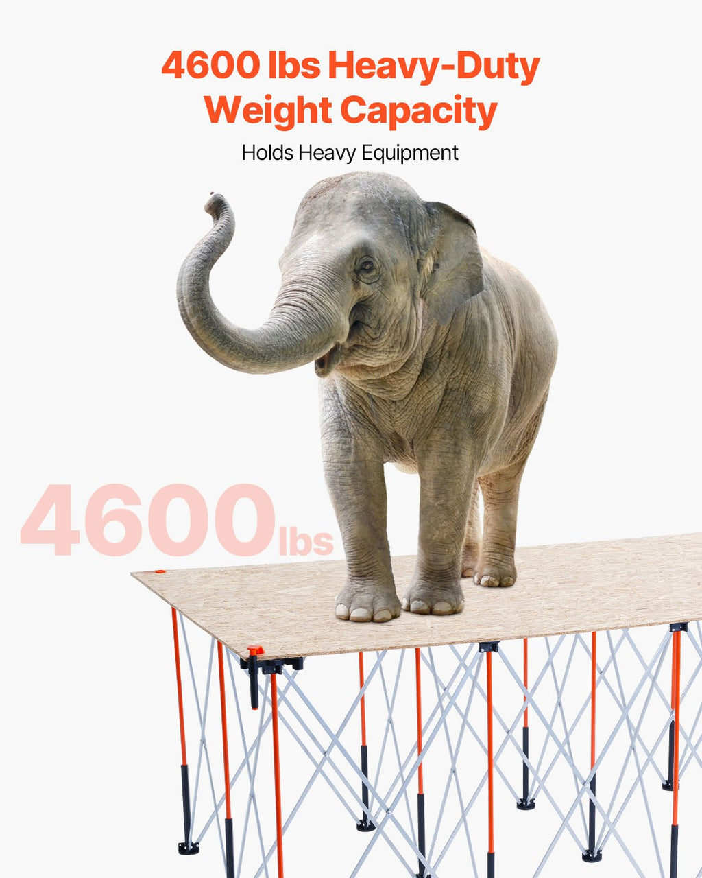 Support de travail pliable portatif 8.02 X 4.12ft Support de travail collapsible 6000lbs Capacité