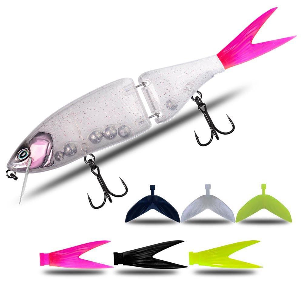 Luya flottant plusieurs sections Baignade Bait Brut Bait Hard Bait Basse Bâton de chien
