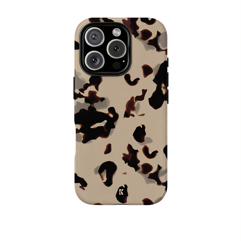 Étui de téléphone modèle de tortue ambre