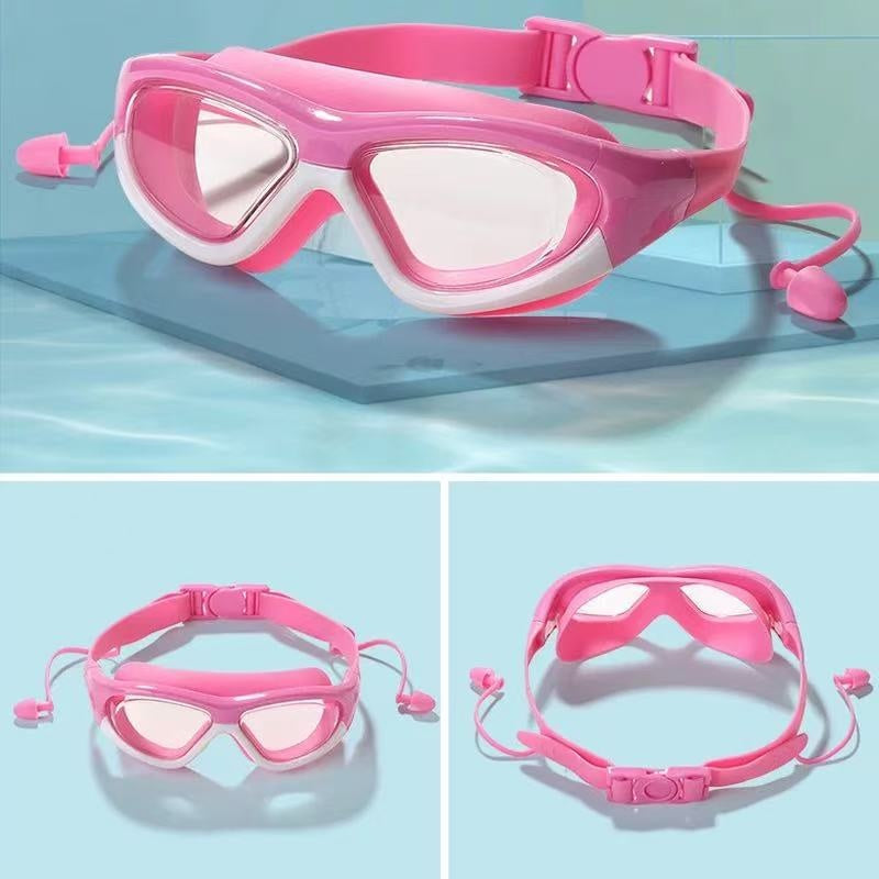 Gants de natation anti-buée pour enfants avec bouchons d'oreille intégrés
