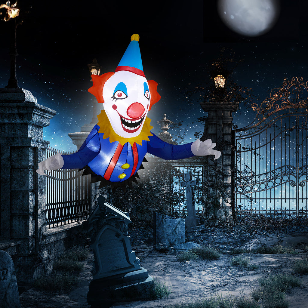 Remplacer 82852062 3.3 FT Clown gonflable d'Halloween cassé de la fenêtre extérieure Decoratio