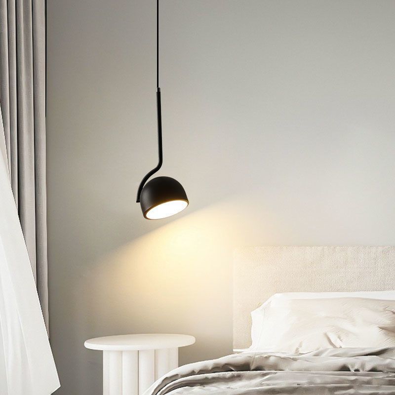 Multi-angle rotating bedroom chandelier side