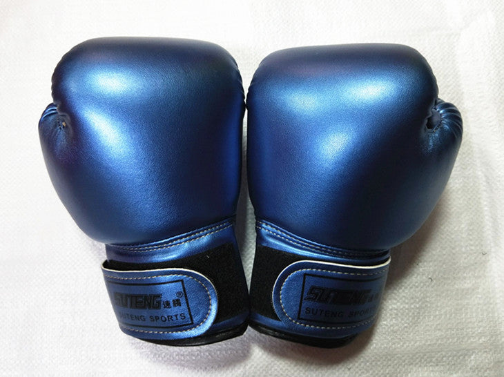 Suteng Pearlescent Gants de boxe pour enfants de couleur solide Gants de boxe Sac à sable Gants de boxe