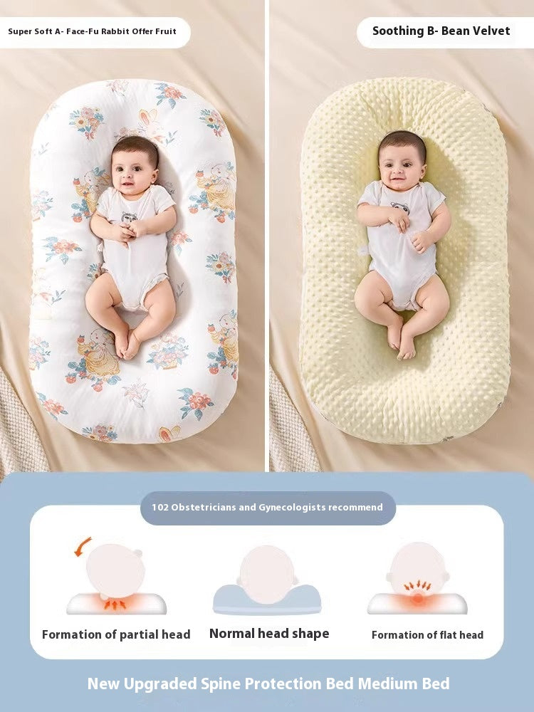 Minimally imprimé bébé apaisant et lit anti-stupéfiant