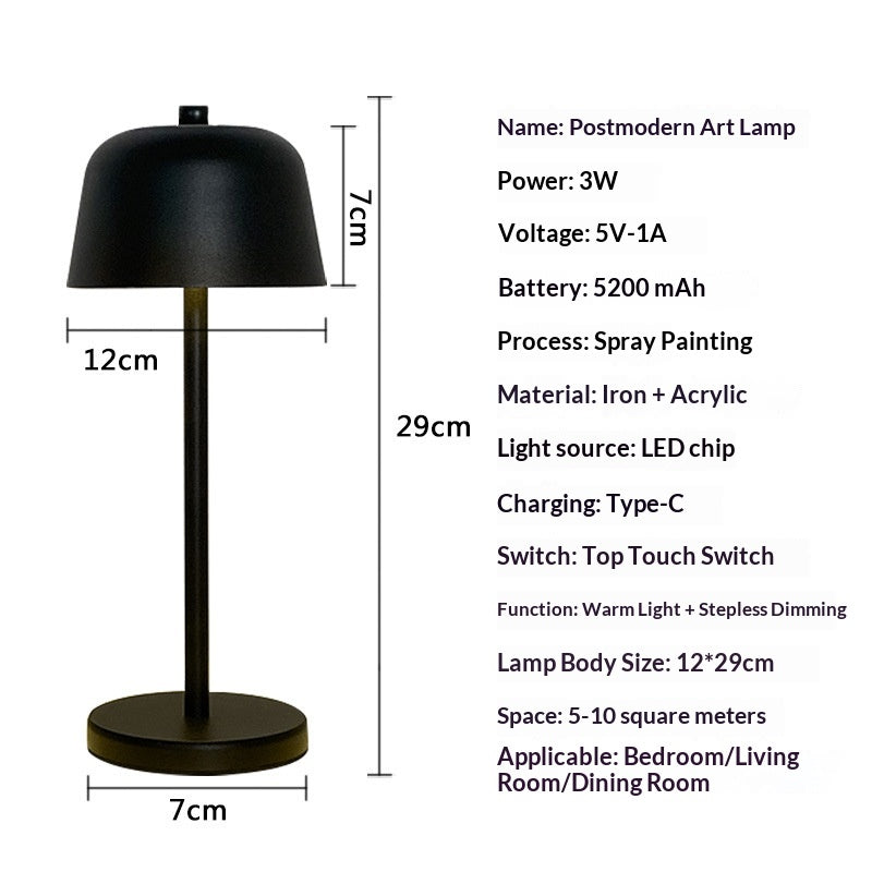 American Retro Nordic Warm Light Charging Decoration