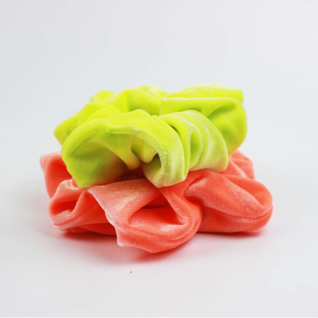 Fluorescent Color Updo Coiffure Anneau Femme