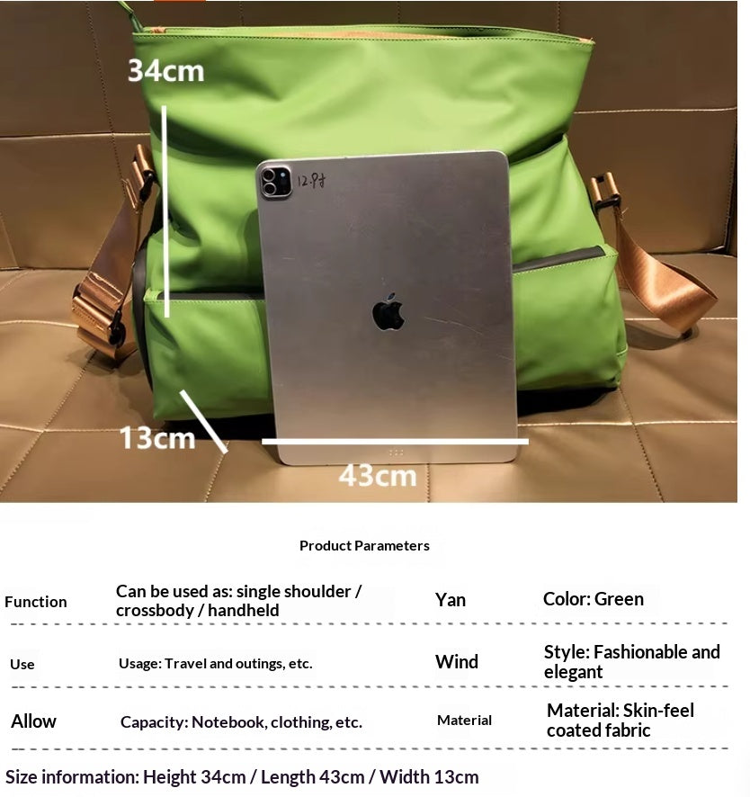 Sac de gymnastique élégant à grande capacité Voyage et sports courts