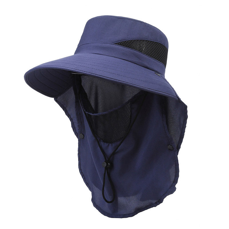Chapeau Homme d'ombre solaire Chapeau Pêcheur Big Brim Chapeau de pêche résistant au soleil