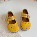 Printemps & Automne Enfants Forest Style Polka Dot Chaussures en cuir