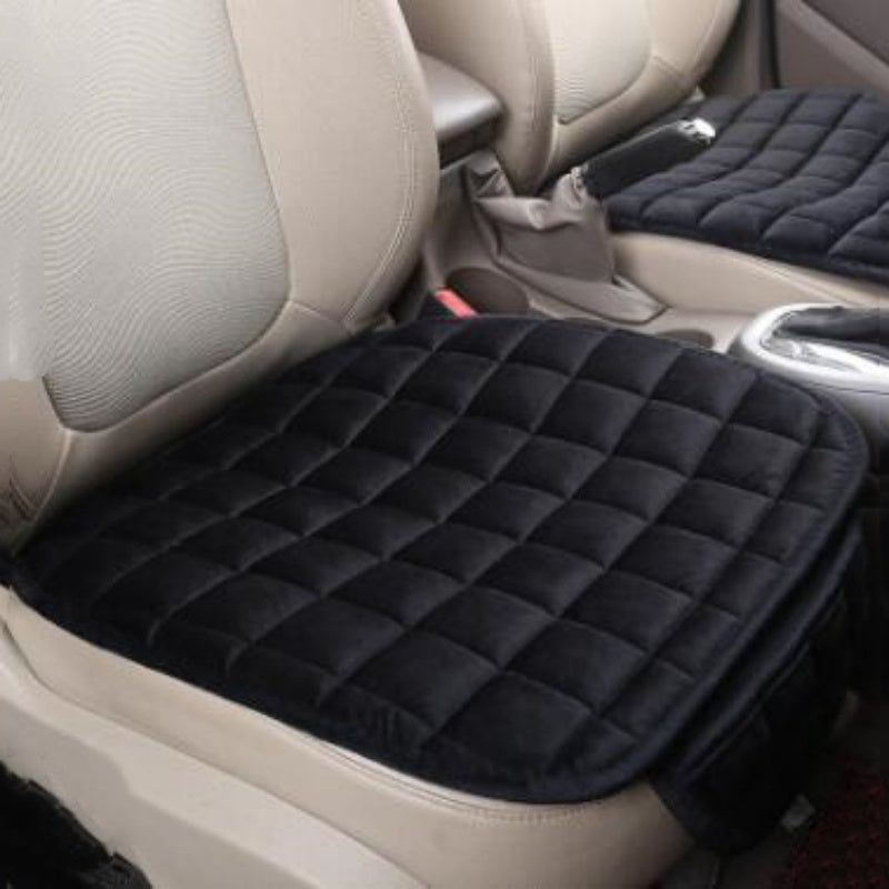 Siège de voiture Coussin de siège chaud d'hiver Non-dérapant Siège avant universel Respirant Coussin