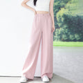 Women's High-waisted Smooth Ice-cool Breathable Casual Pants