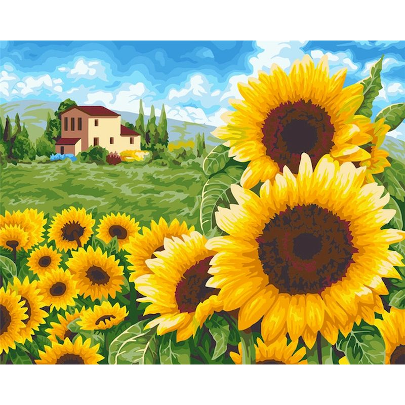 Peinture à l'huile peinte à la main sur toile pour décoration murale à la maison