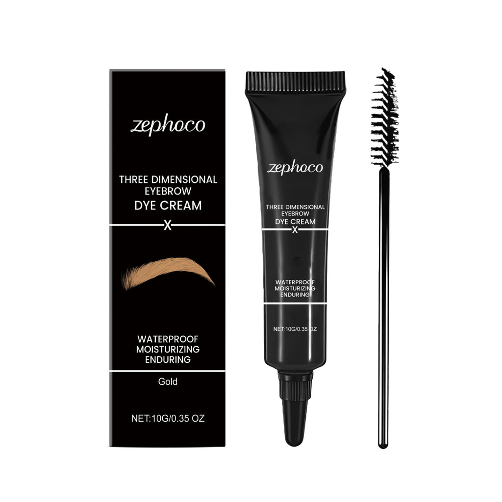 Teinture des sourcils modifiée en trois dimensions