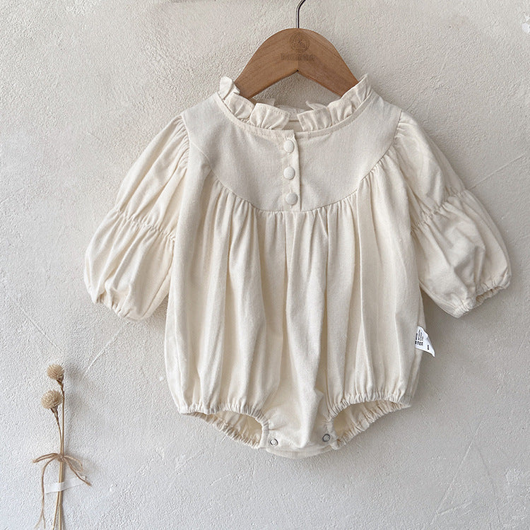 Nouveau-né Triangle des jeunes filles Rompers Romper