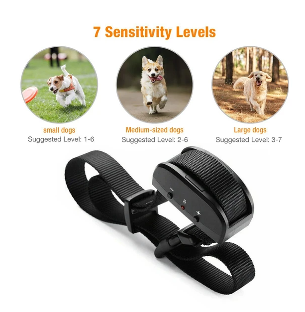 Automatique Anti Bark Barking Dog Shock Control Collar Device Large Medium Small