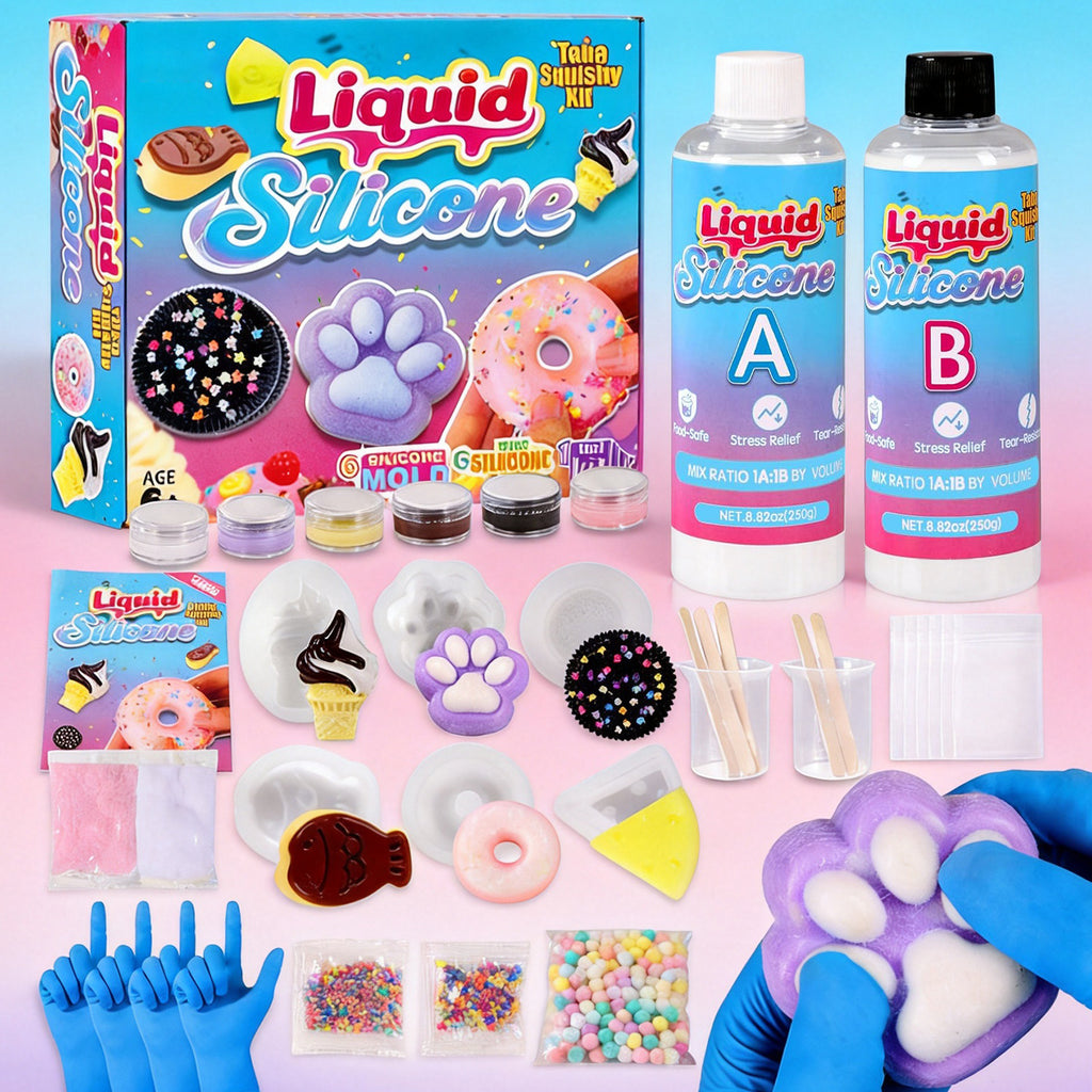 Jeu de jouets à la crème glacée bricolée
