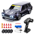 Échelle 2.4GHz 4WD télécommande RC Drift voiture lumières LED haute vitesse Drift pneus enfants jouet Fo