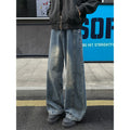 Jeans Retro Blue American-Style Bootcut pour hommes