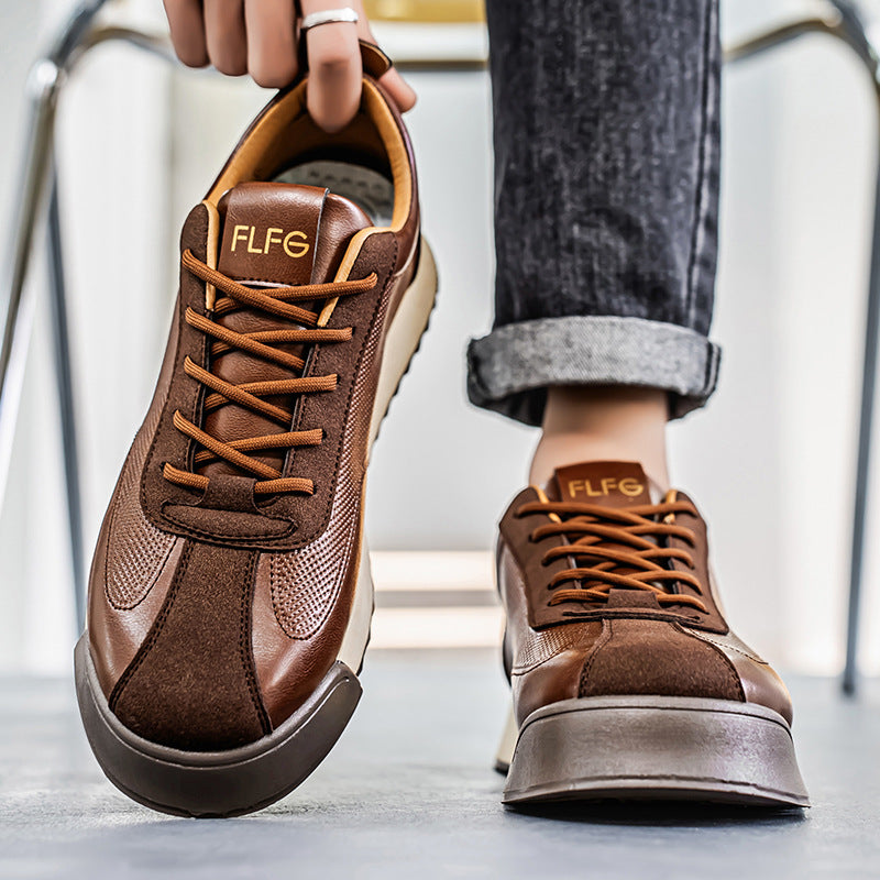 Chaussures en cuir casual travail noir