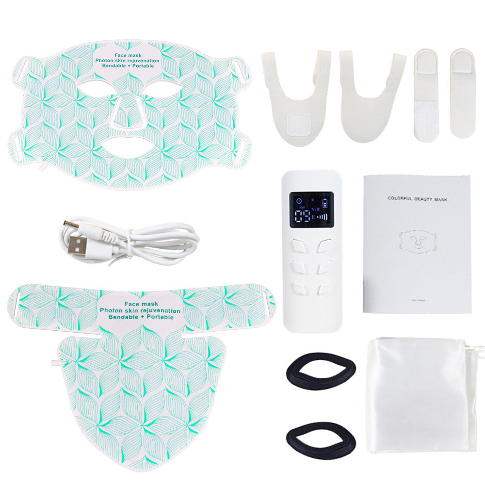Rejuvenation de peau Beauty Apparatus LED Silicone domestique