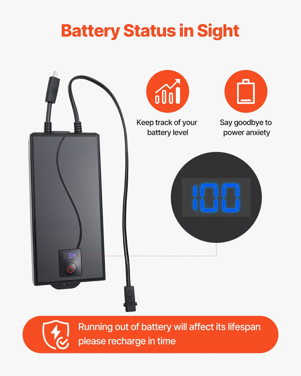 Pack batterie pour meubles inclinables 5000 Mah Pack batterie inclinable 2-Pin