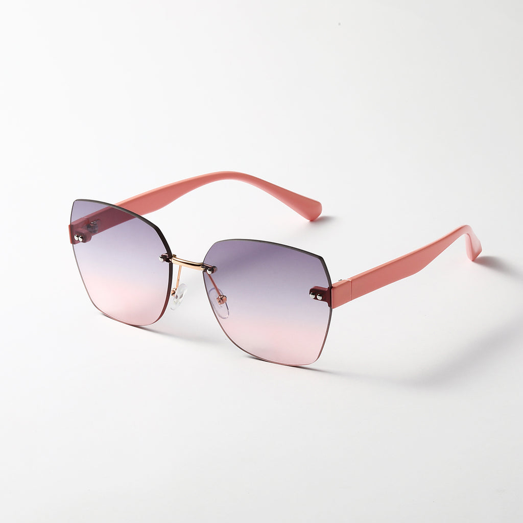 Lunettes de soleil haut de gamme Diamond Cut Edge pour femmes