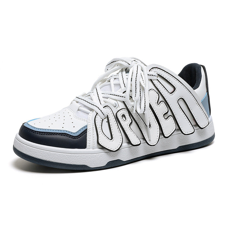 Hommes et femmes Bas-top lettre Niche chaussures de conseil