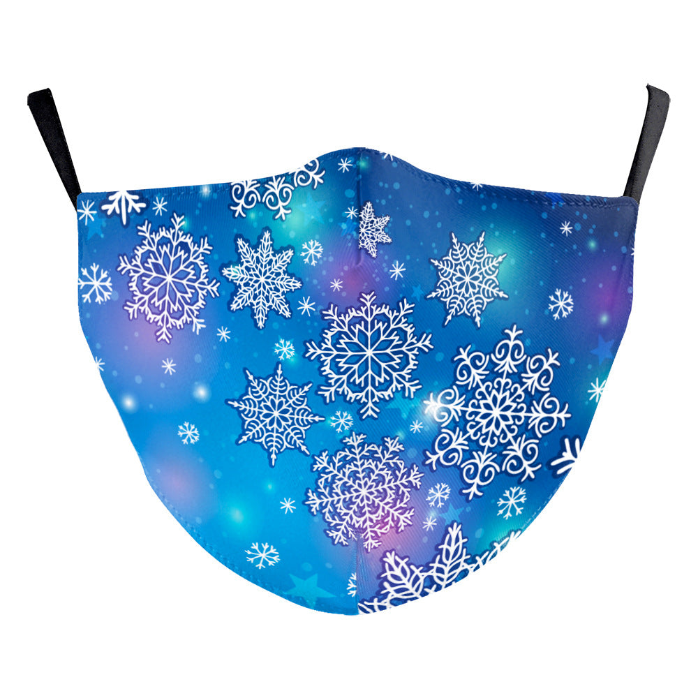 Masque d'impression numérique Starry Sky de Noël