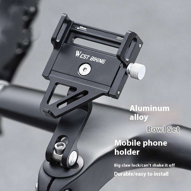 Casque en alliage d'aluminium Plus-taille de griffe Shockproof Mountain Highway Véhicule Bracket