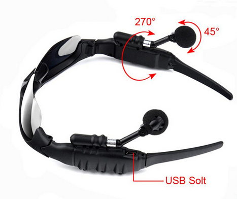 4.1 Lunettes de soleil Bluetooth stéréo intelligentes