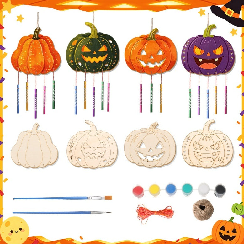 Pompe en bois Chime à vent bricolage Craft Kit Pendentif Décoration