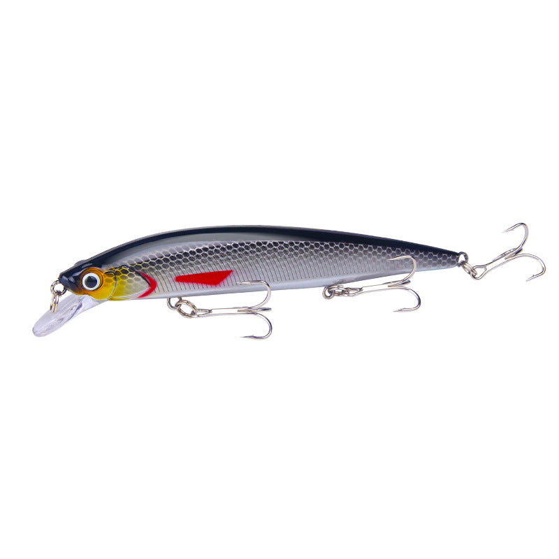 Bâton de lure 14cm de long jet de plomb bloc flottant d'eau Minnow