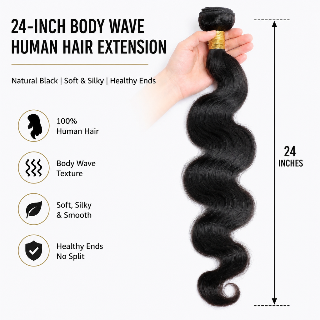 Glueless Body Wave Ensembles de cheveux humains pour l'usure quotidienne10A Virgin Remy cheveux porter doux & Thic