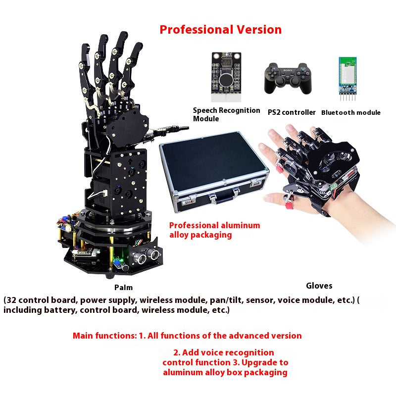 Gants de Palme de programmation mécanique bionique Robot Serre-main mécanique