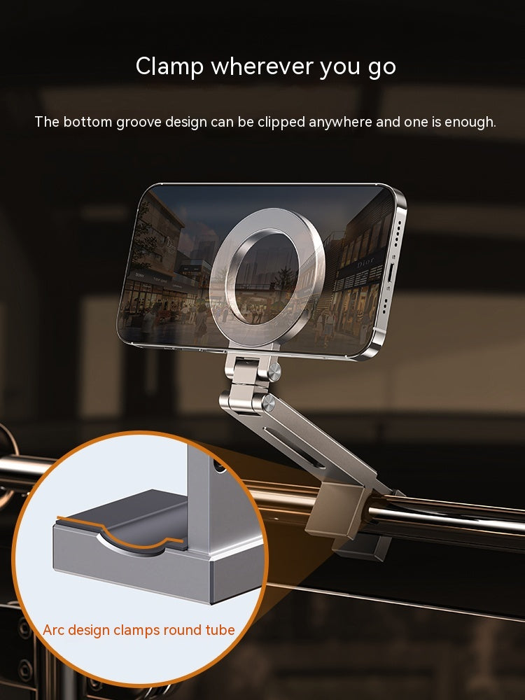 Support magnétique de téléphone mobile roulant à 360 degrés